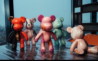 Арт-вечеринка Artvibes. Роспись Мишки Bearbrics в ресторане Тиландер