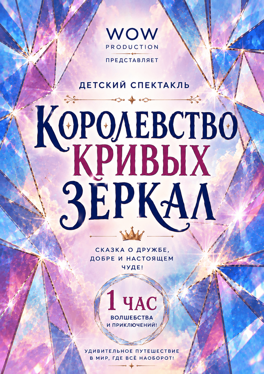 Детский спектакль "Королевство кривых зеркал"