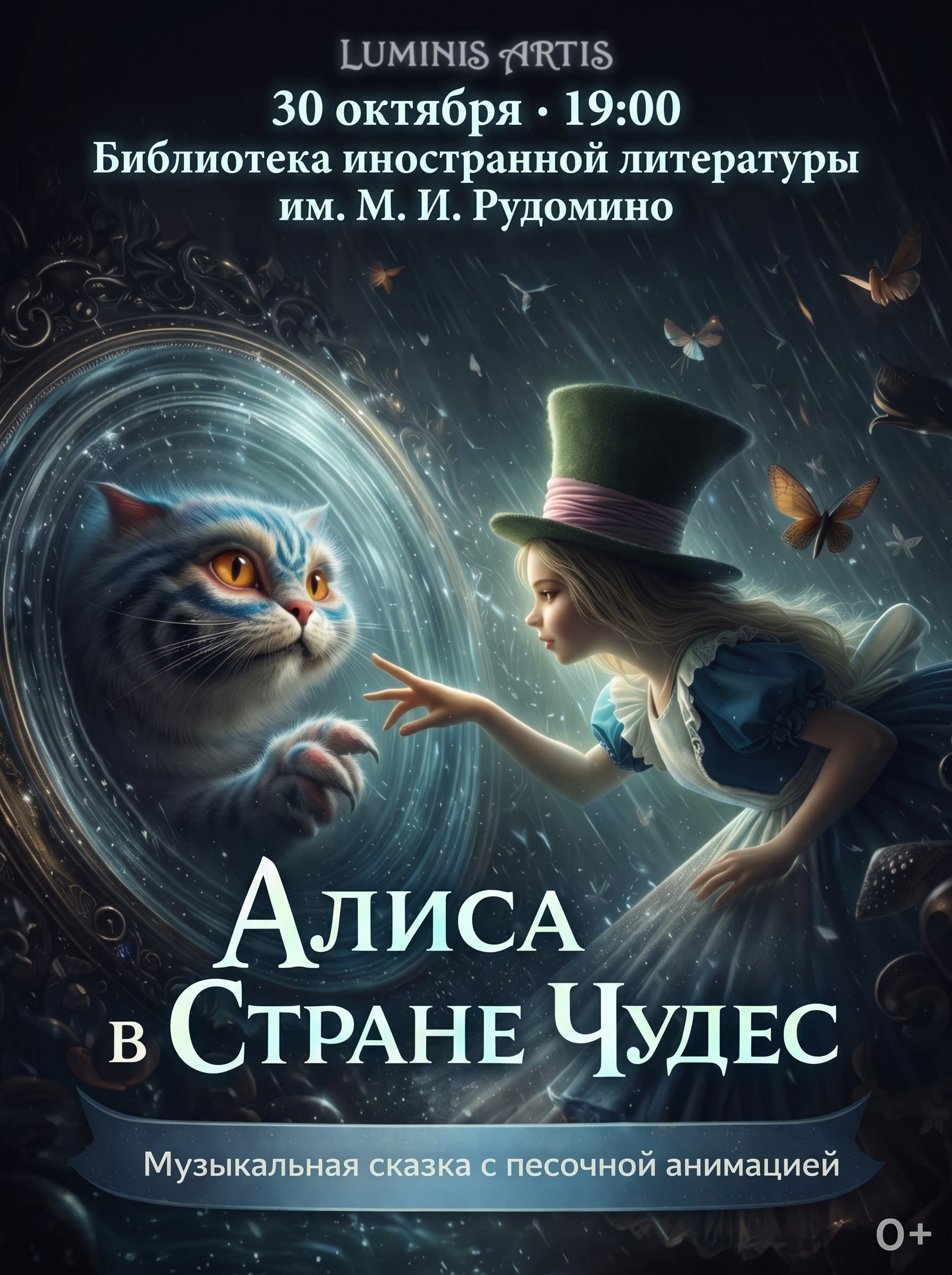 Алиса в стране чудес. Музыкальная сказка с песочной анимацией для всей семьи