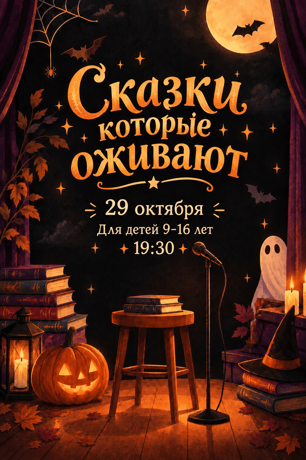 Вечер чтецов «СКАЗКИ, КОТОРЫЕ ОЖИВАЮТ» 9-16 лет