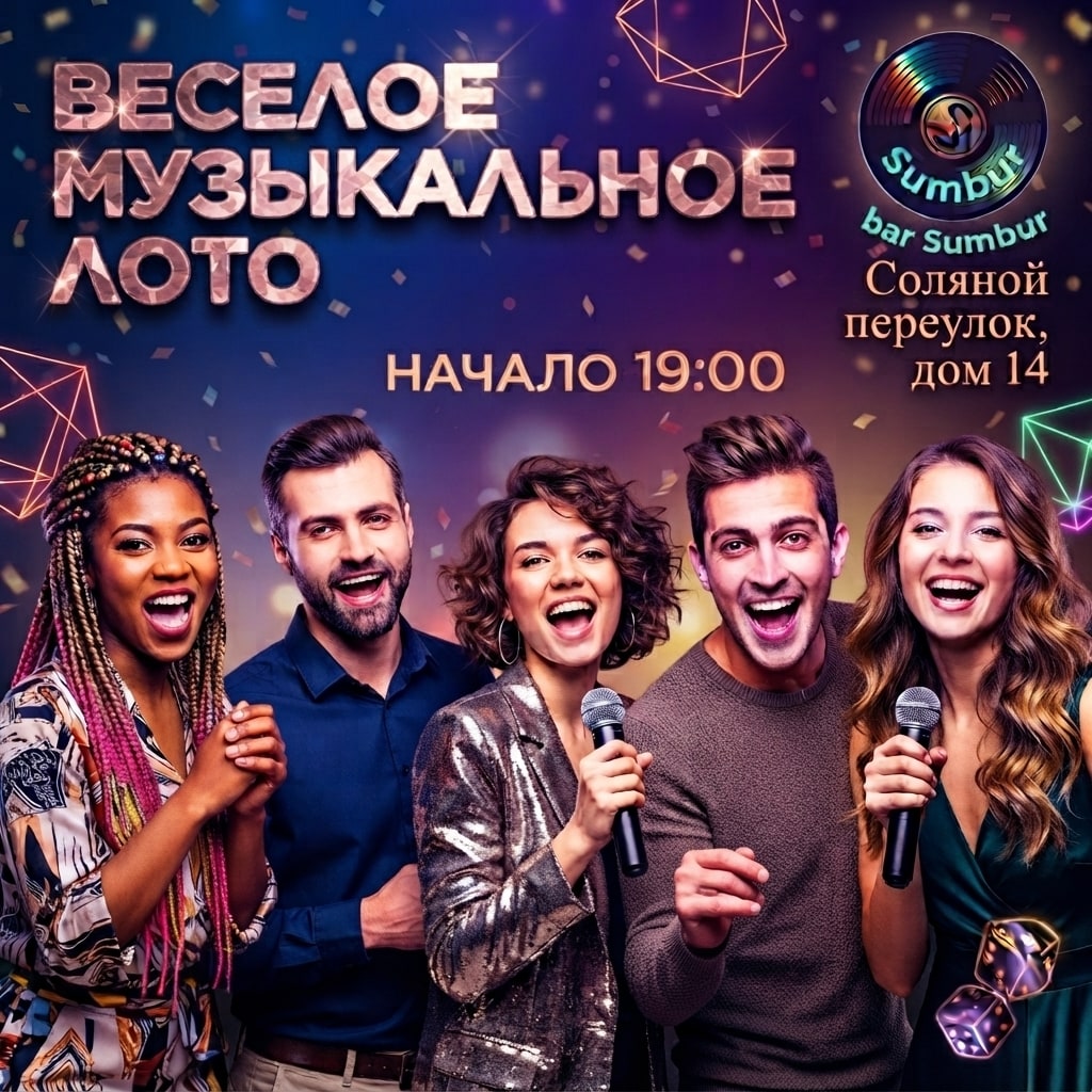 Веселое музыкальное лото