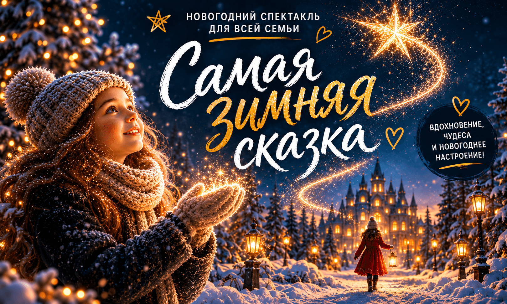 Самая зимняя сказка — новогодняя ёлка и спектакль для детей в Самаре