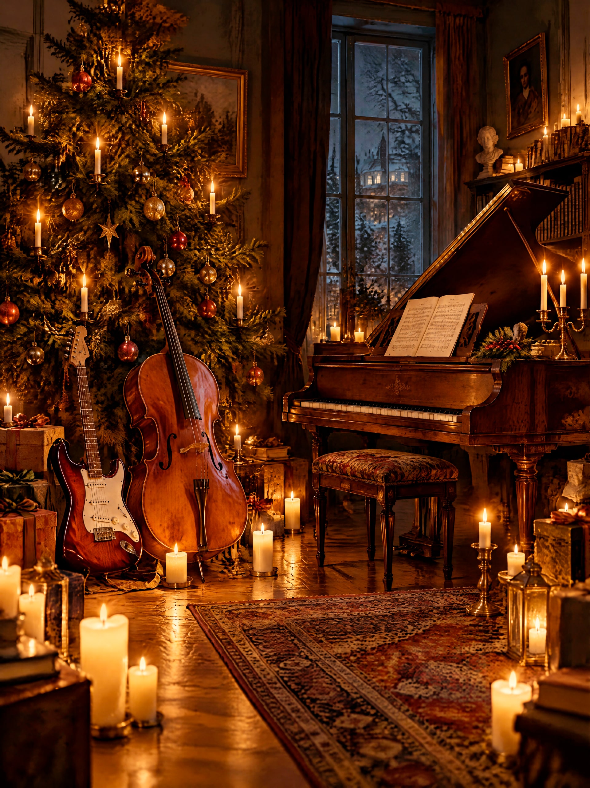 Rock Christmas — Metallica и Scorpions при свечах (акустика)