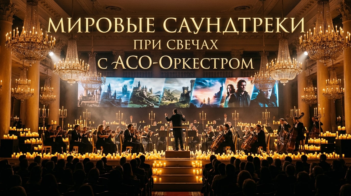 Мировые Саундтреки при свечах -The Best с АСО-оркестром