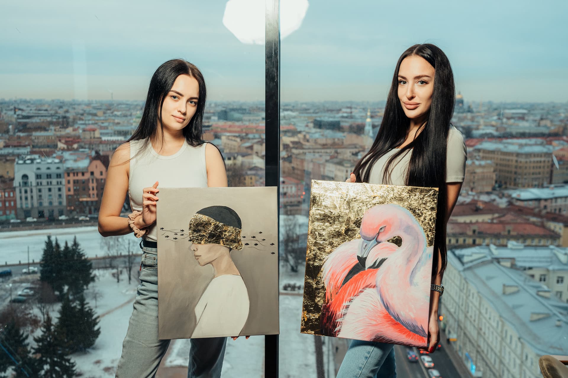 Арт-вечеринка Artvibes. Рисуем акрилом на холсте с видом на Исакий