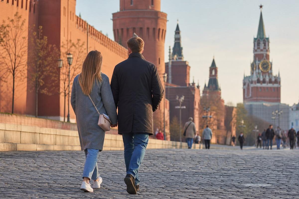 Утренняя прогулка по центру Москвы