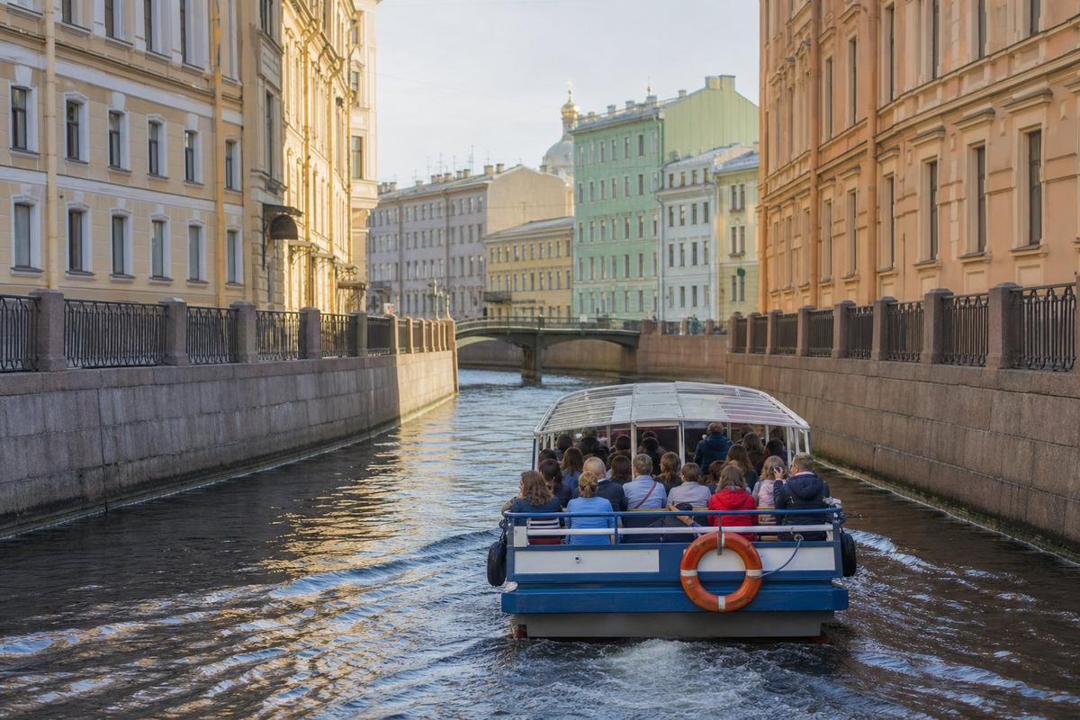 Прогулка по каналам Петербурга на катере Прогулка по каналам Петербурга на катере