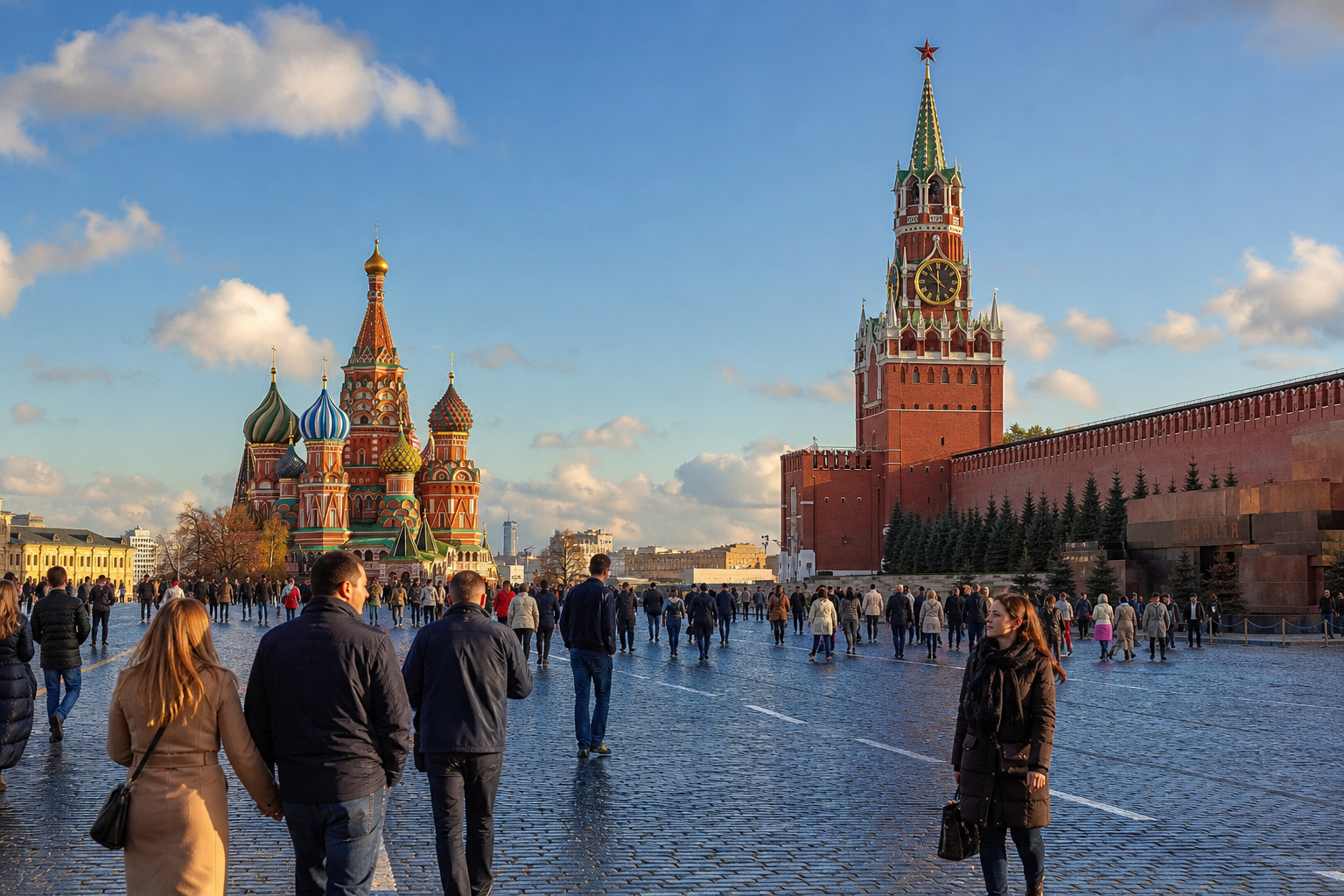 Обзорная экскурсия по Москве на автобусе от Красной Площади