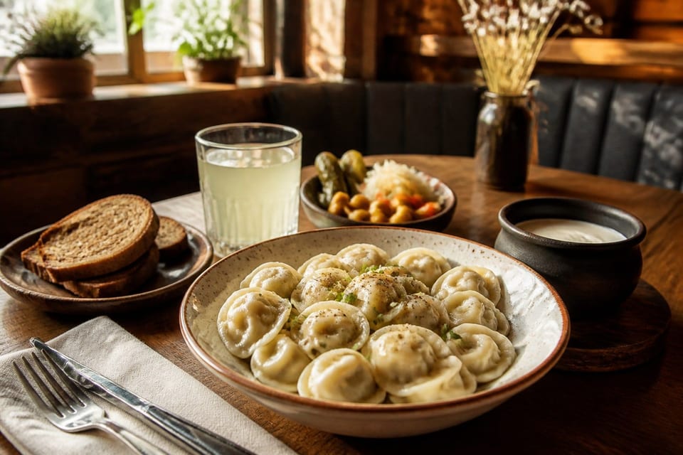 Уральские пельмени и посикунчики